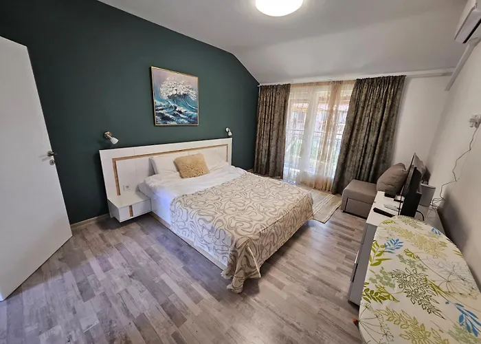 Larenta стилни с 2 спални и гледка море в влас Apartment Sveti Vlas