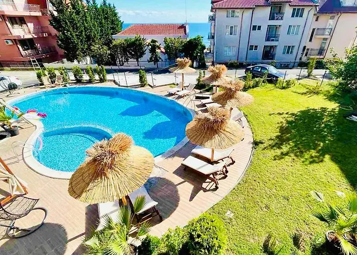 Larenta стилни с 2 спални и гледка море в влас Appartement Sveti Vlas